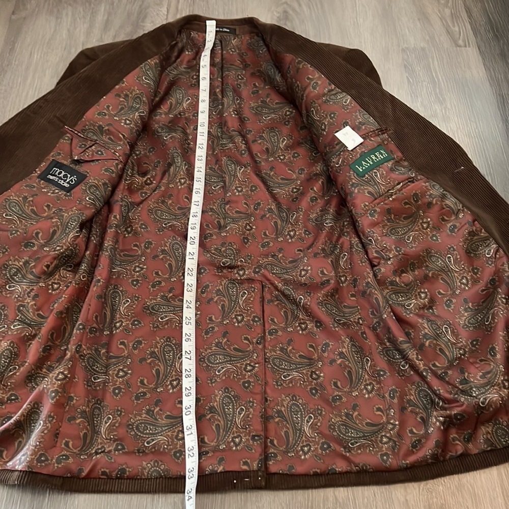 Ralph Lauren velvet jacket. Size L - Picture 6 of 14